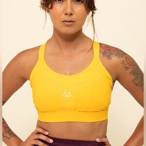 Yellow Sports Bra